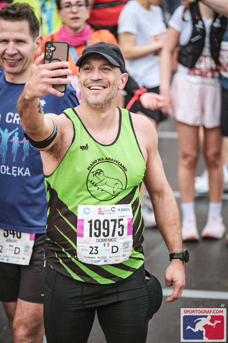 Domenico De Luca – arrivo in gara Roma